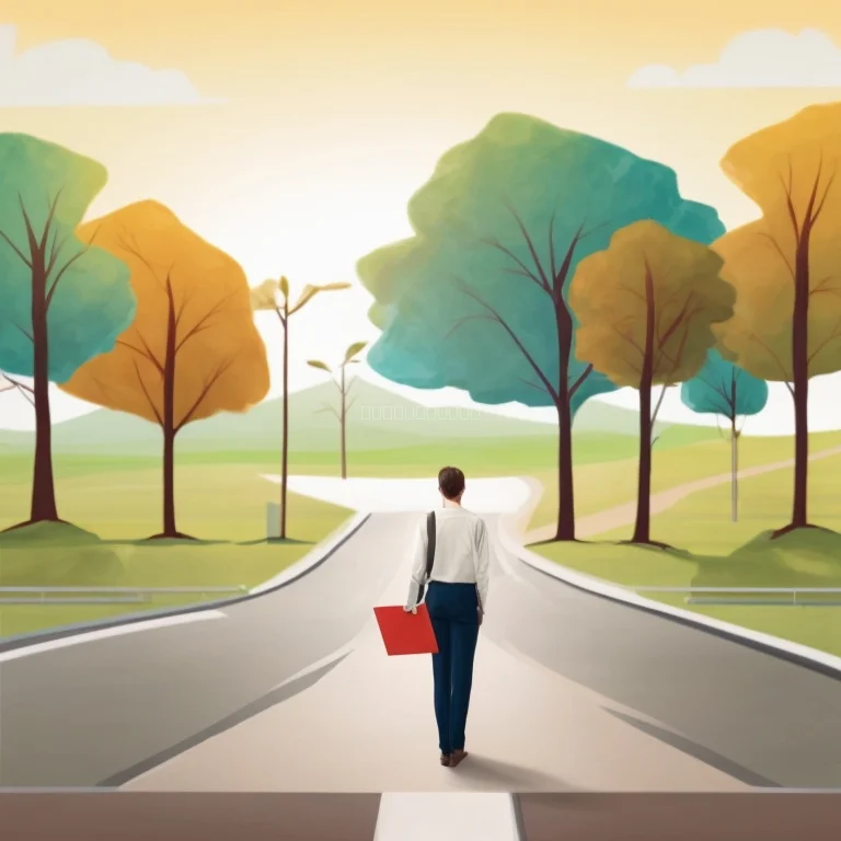 Person am Berggipfel, die in die Ferne schaut